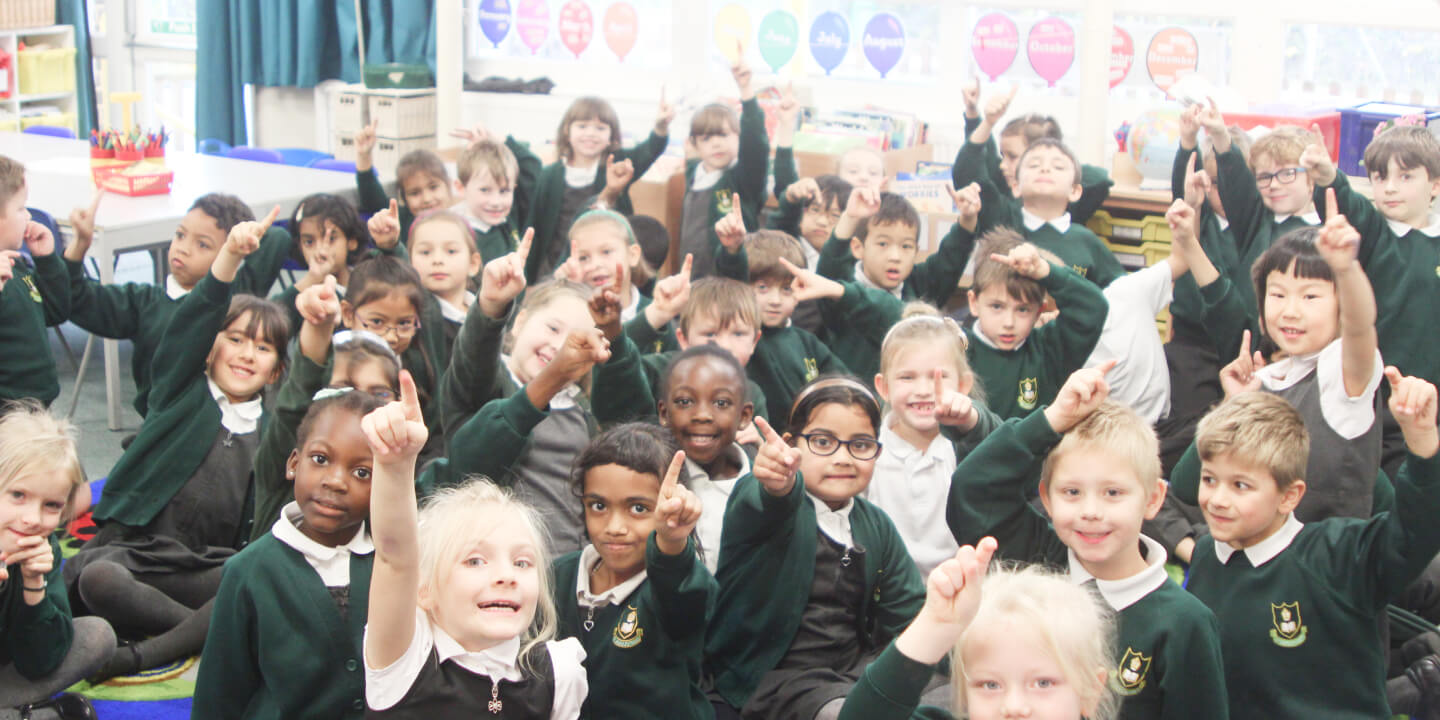 Children in classroom